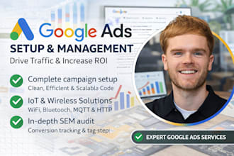 setup and manage your google ads adwords campaigns or audit sem