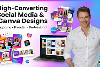 create editable canva templates and instagram post design for an attractive feed