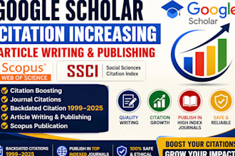 increase google scholar backdated citations, write and publish research article