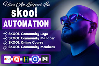 do skool community setup, skool community manager, skool automation skool member