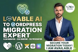 convert lovable to wordpress