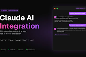 integrate claude ai anthropic API into your web or mobile app