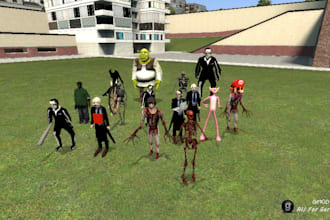 port and rig custom models for garrys mod gmod as player models npcs props