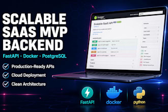 build a scalable saas mvp backend with fastapi and docker