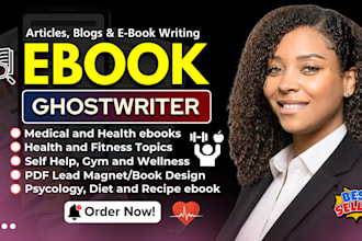 be your medical, health, fitness, mental health, nursing playbook ebook writer