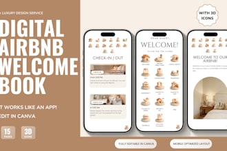 design original interactive welcome book for your rental