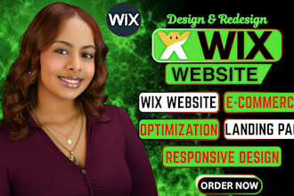 design wix website, redesign revamp optimize update fix wix website issues, bugs