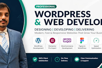 develop a figma to wordpress website or an ecommerce website with elementor