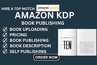 upload and publish your book on amazon kdp kindle direct publishing
