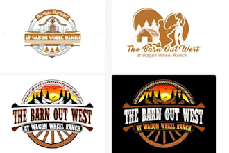 design beautiful wheel ranch logo