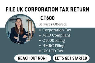file UK corporation tax return ct600 to hmrc for your ltd company mtd compliant