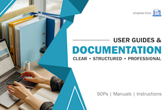 create clear and professional user guides and documentation