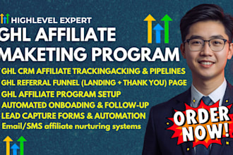 setup gohighlevel affiliate system ghl referral mlm ghl saas ghl ai chatbot
