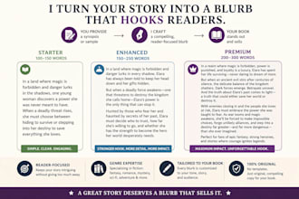 write a compelling book blurb that hooks readers