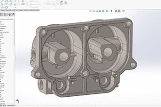 do reverse engineering, scan to cad, stl to 3d, cad modeling in solidworks