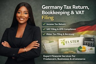 do germany tax return, bookkeeping and vat filing with elster