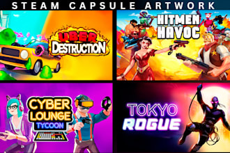 do steam capsule art steam game capsule banner steam page capsule concept art