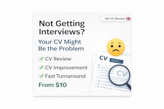review and improve your CV for UK jobs with clear actionable feedback