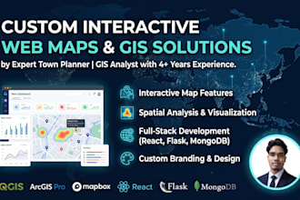 develop custom full stack interactive web maps