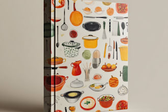 create professional cookbook cover design