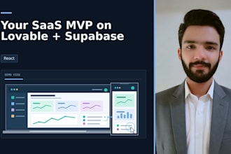 build your saas mvp with lovable, react and supabase