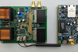 design professional pcb service for iot, rf, esp32 and high speed circuits