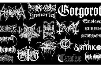 create technical death metal logo for you brand