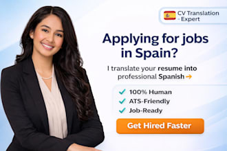 translate your resume to spanish for jobs in spain and latin america