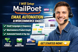 setup mailpoet email automation mailpoet email campaign newsletter landing page