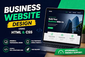 responsive landing page design for small business