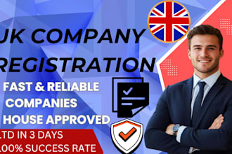 register your UK company or UK ltd with companies house fast and error free