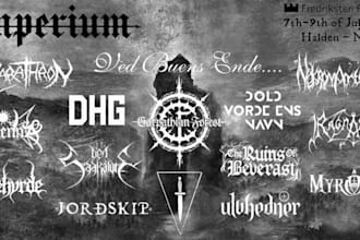hand drawn death metal, scary, heavy metal band logo