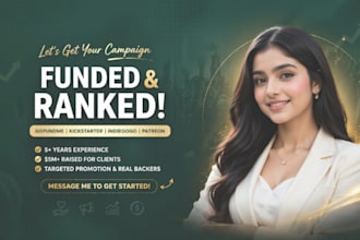 do gofundme promotion, kickstarter backers, crowdfunding campaign donations
