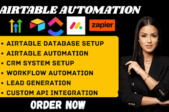 build airtable automation database CRM and workflow system