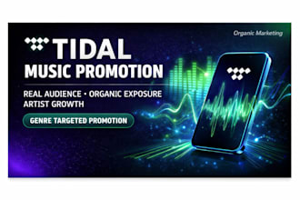 promote your music on tidal for organic exposure and audience growth
