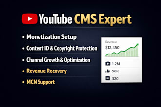 manage your youtube channel SEO monetization automation and cms mcn content id