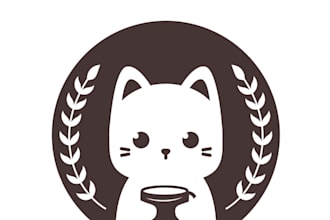 do pet store custom dog cat animal logo design