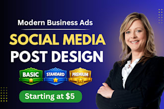 design professional social media post