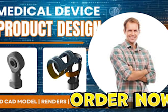 design medical device, do medical product design, 3d medical device cad model