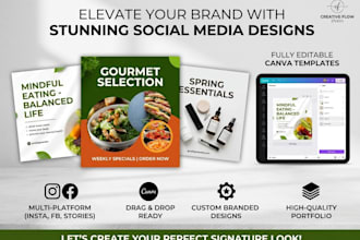 do design instagram posts facebook and canva templates