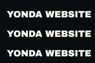 design a yonda website for your brand