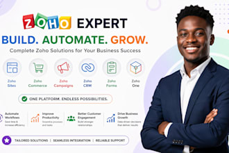 zoho sites zoho commerce zoho campaigns zoho crm zoho forms zoho one