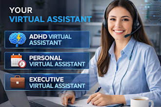 adhd virtual assistant, personal virtual assistant, executive virtual assistant