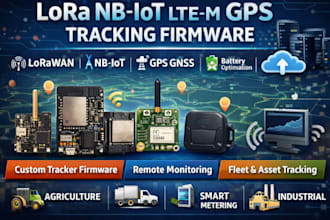 develop lora nb iot lte m gps gnss tracking firmware telemetry ota