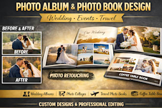 design wedding album photo book wedding album memory and event photo book