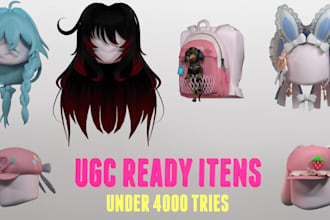 create roblox ugc hair and accessories that sell