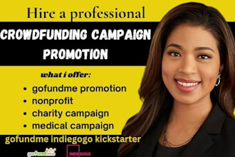 do promotion on gofundme medical charity medical emergency crowdfunding campaign