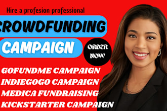 do medical crowdfunding campaign promotion on gofundme, fundy campaign