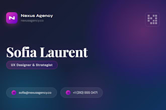design a professional business card for your brand