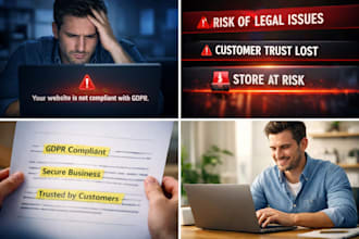 write privacy policy for mobile app, saas or website  gdpr compliant
